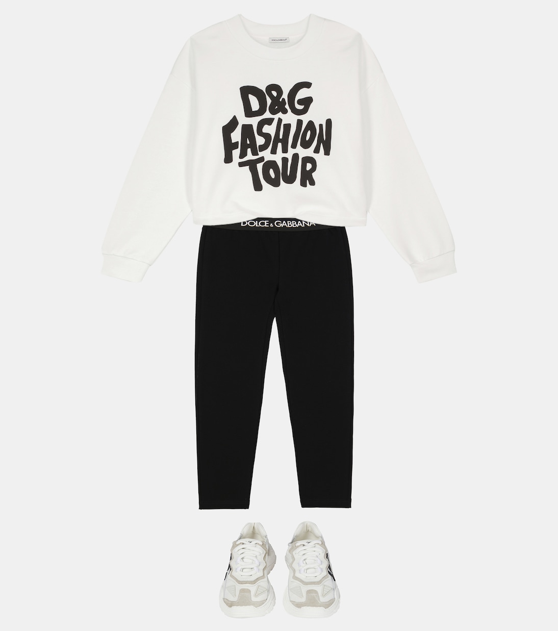 Leggings aus einem Baumwollgemisch | Dolce&Gabbana Kids