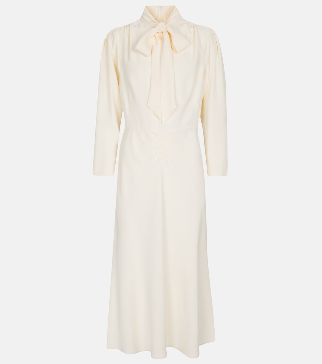 Long-sleeved midi dress | Miu Miu