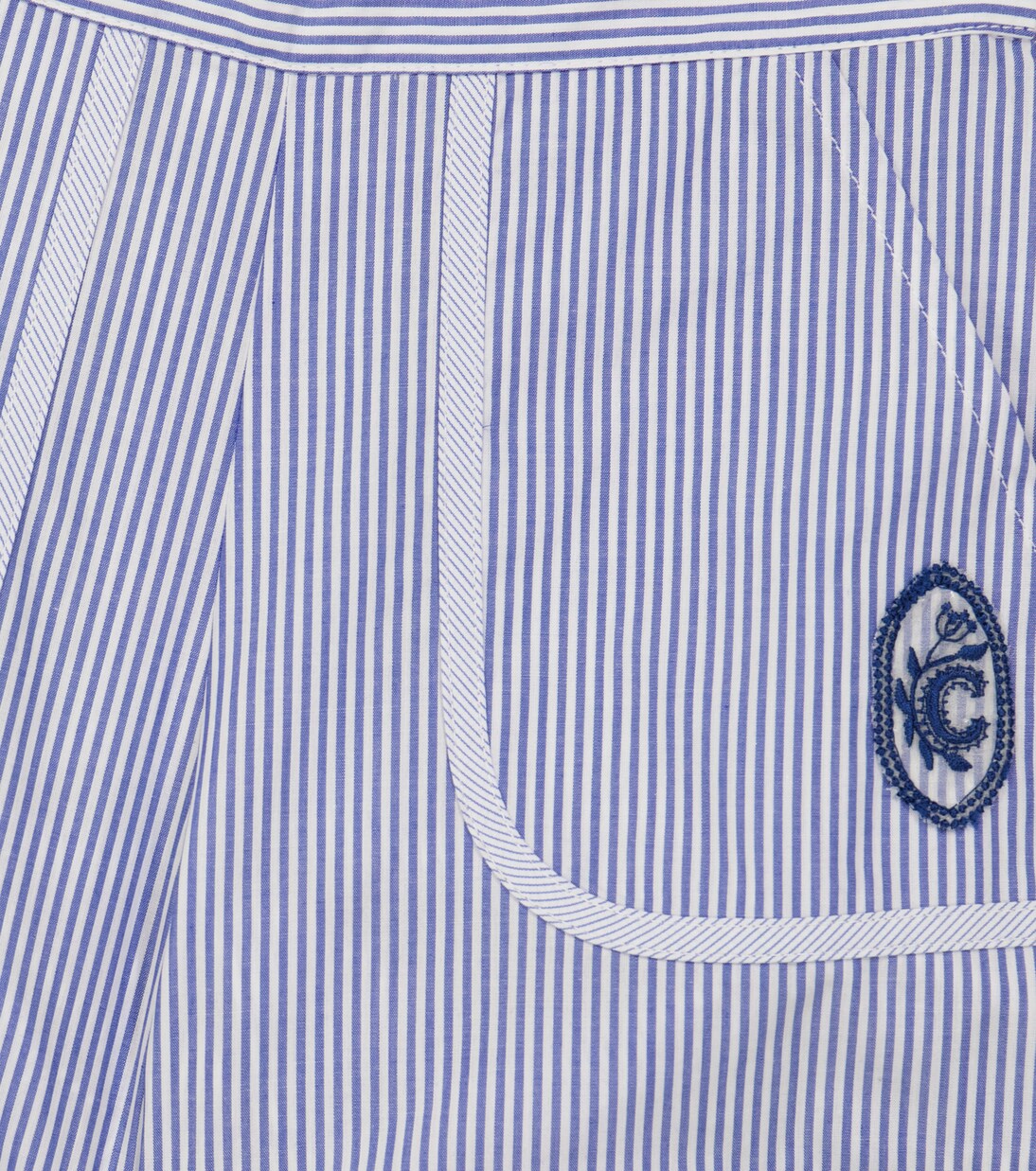 Pinstriped cotton shorts | Chloé Kids