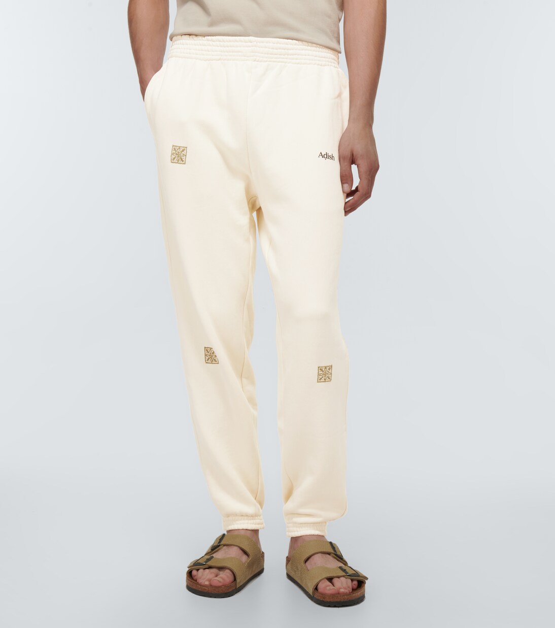Logo cotton sweatpants | Adish