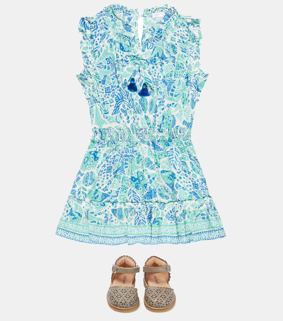 Robe Triny imprimée | Poupette St Barth Kids