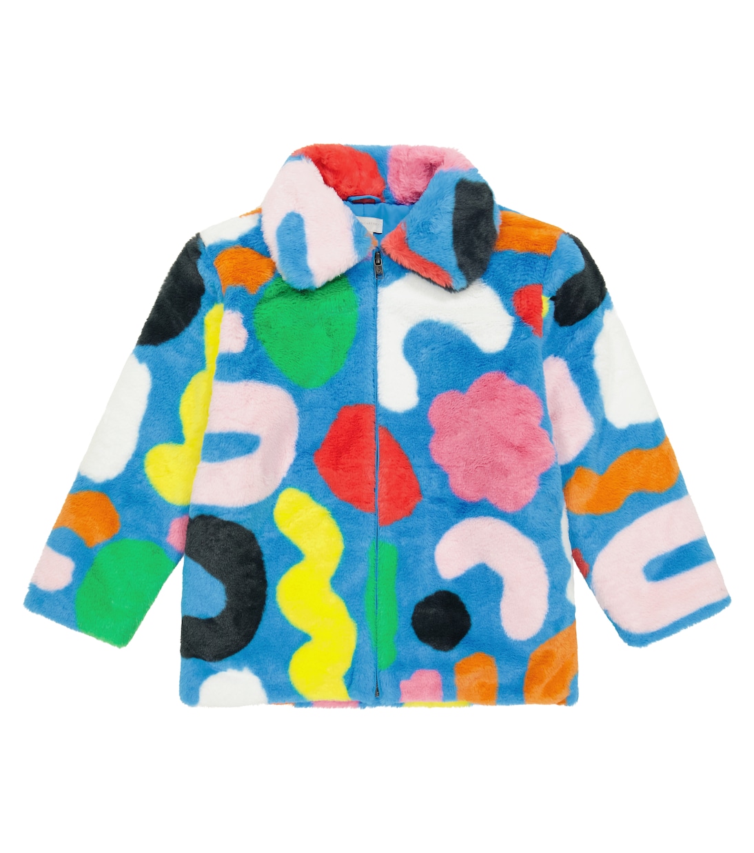 Patterned fleece coat | Stella McCartney Kids