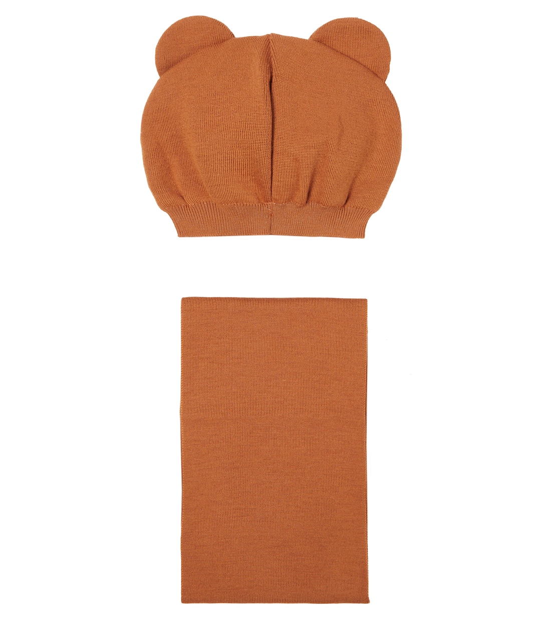 Logo beanie and scarf | Moschino Kids