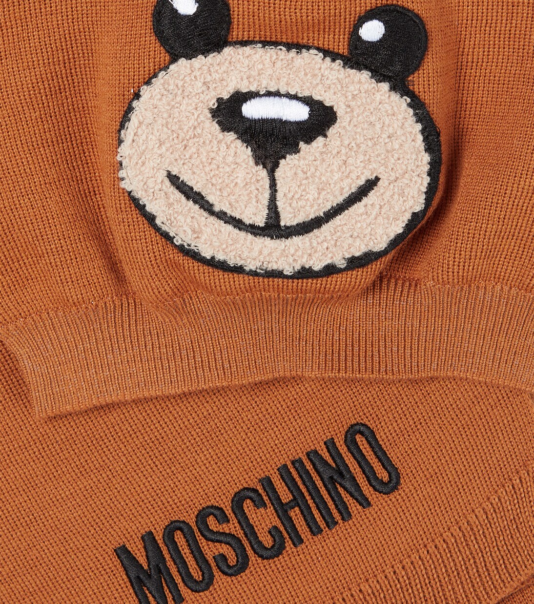 Logo beanie and scarf | Moschino Kids