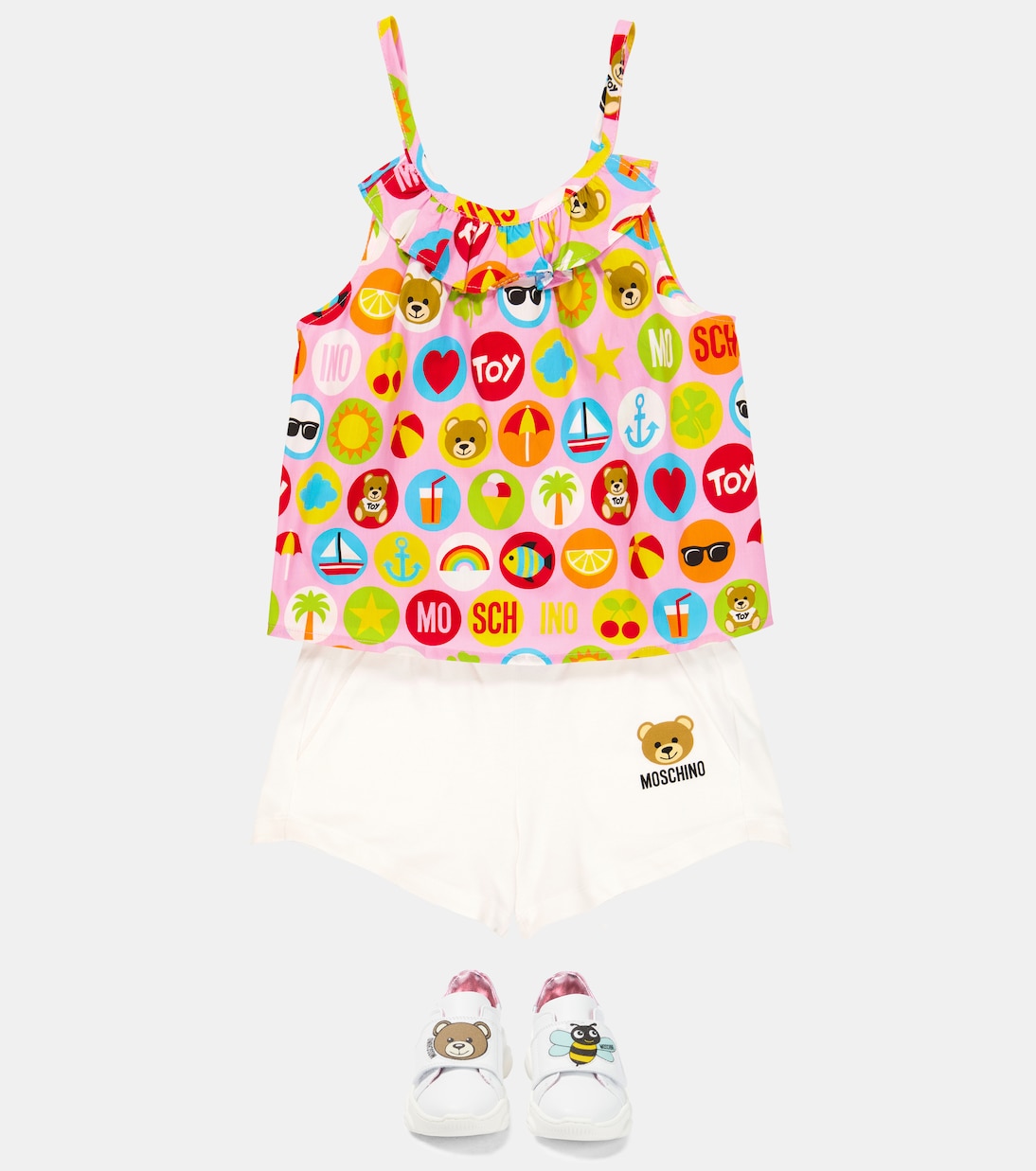 Set aus Top und Shorts | Moschino Kids