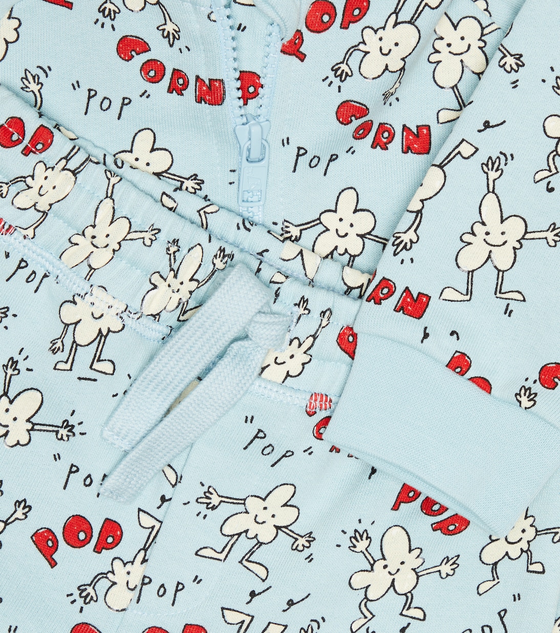 Bébé – Set sweat-shirt à capuche et short imprimés en coton | Stella McCartney Kids