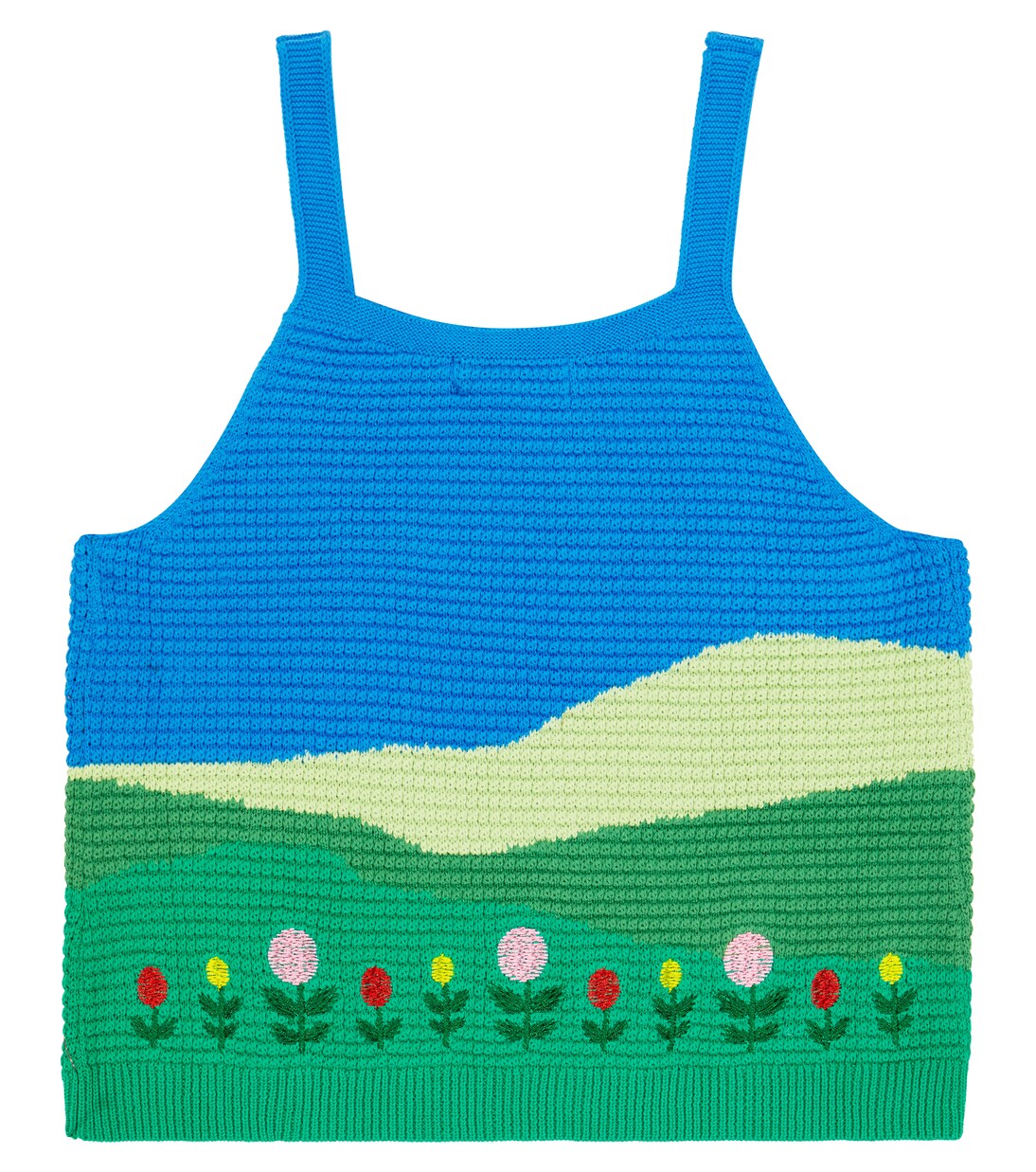 Intarsia cotton top | Stella McCartney Kids