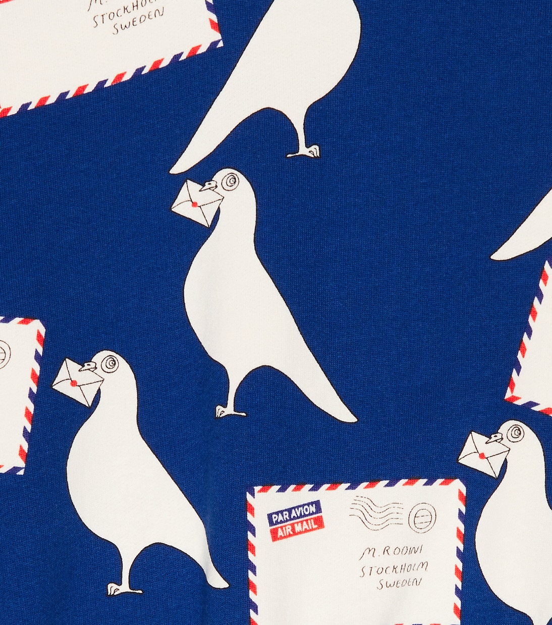 Printed cotton jersey sweatshirt | Mini Rodini