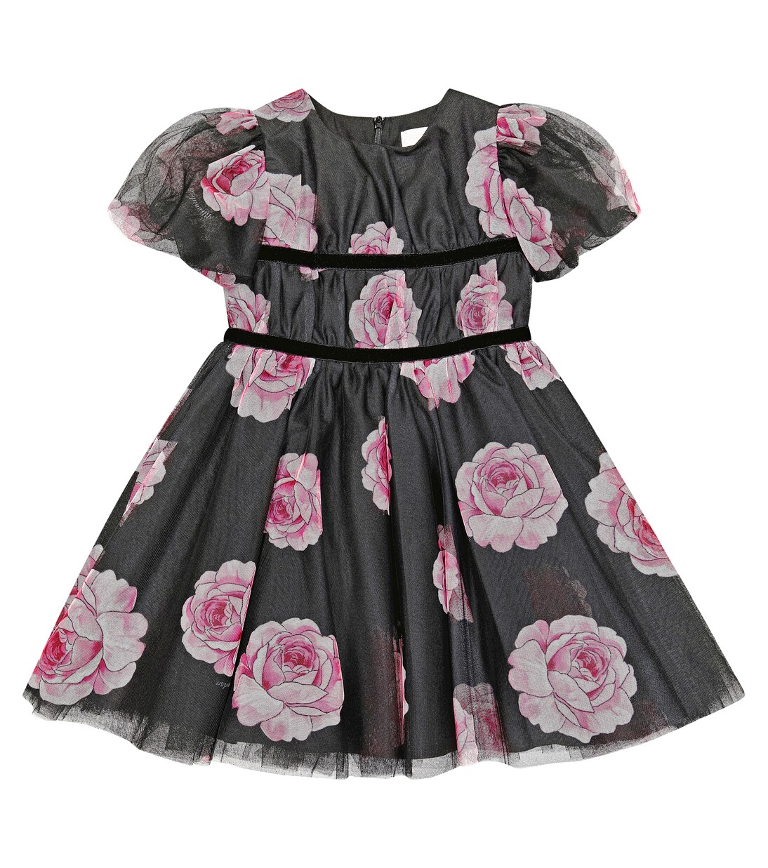 Floral tulle dress | Monnalisa