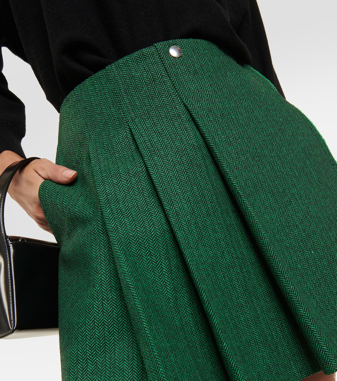 Minirock aus einem Wollgemisch | Plan C