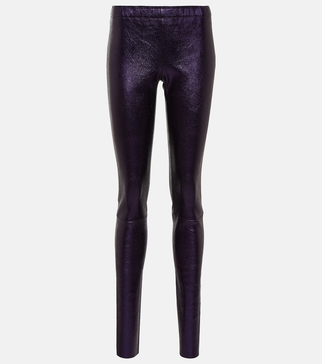 Leggings Carolyn aus Metallic-Leder | Stouls