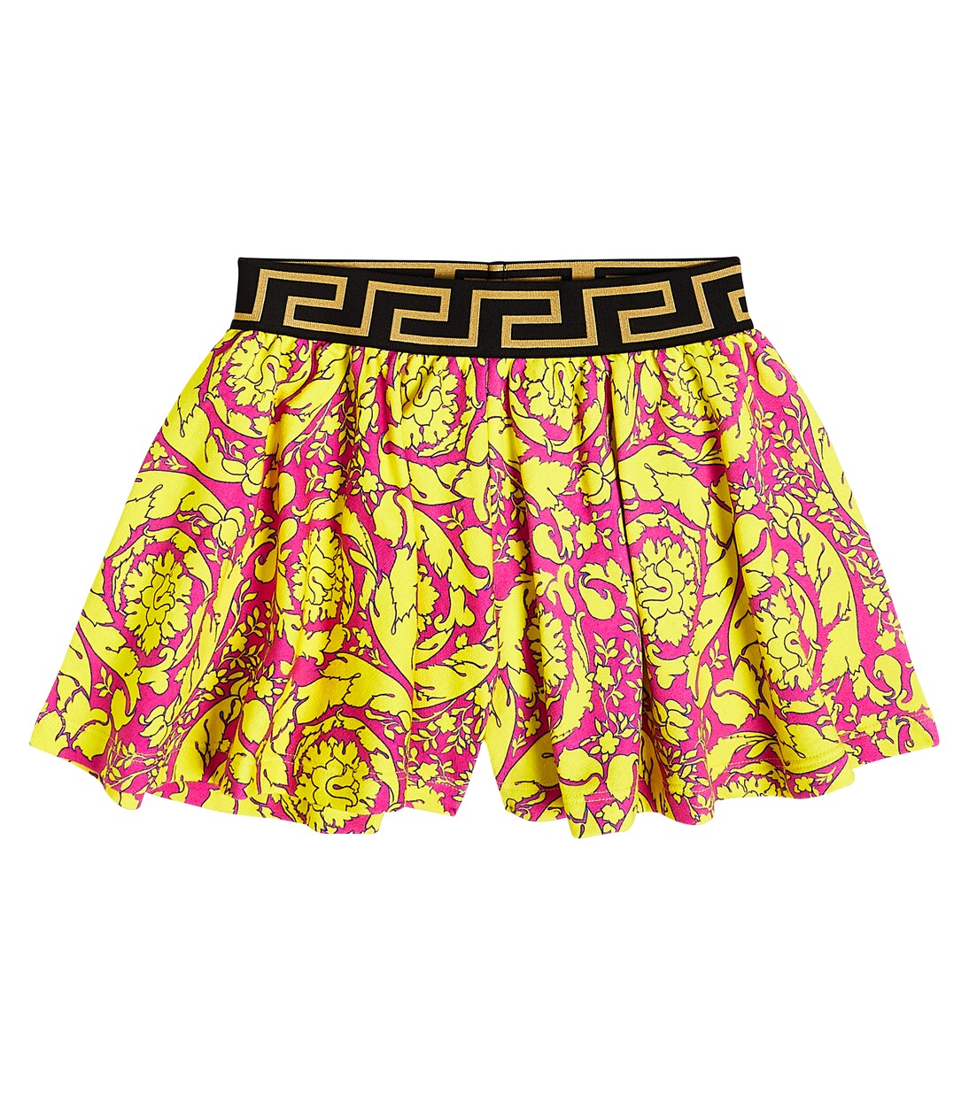 Barocco cotton fleece skirt | Versace Kids