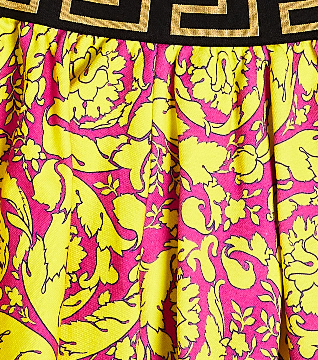 Barocco cotton fleece skirt | Versace Kids