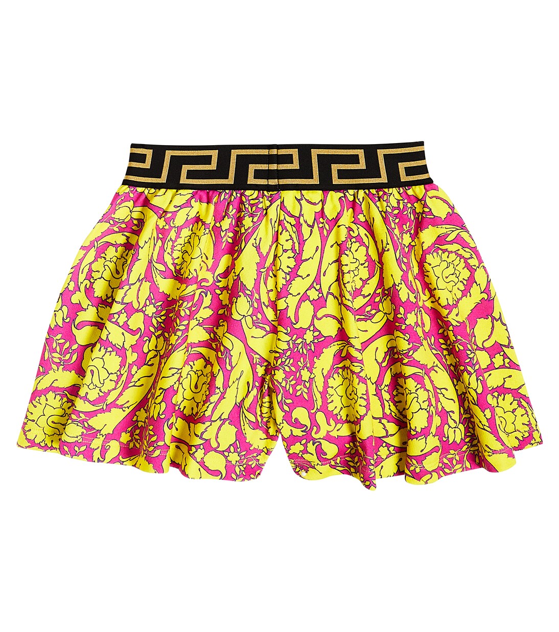 Barocco cotton fleece skirt | Versace Kids