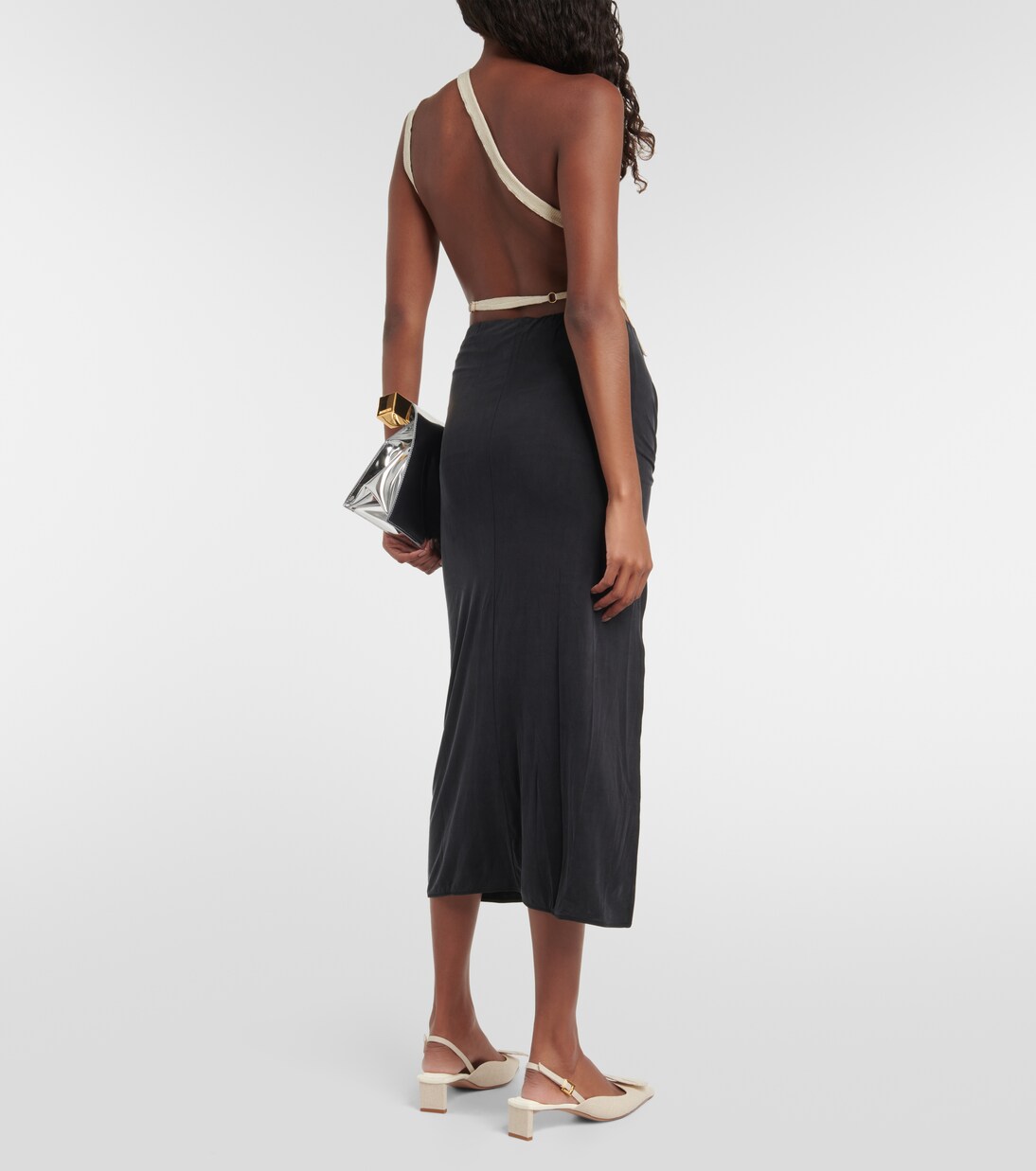 La Jupe Pareo Croissant midi skirt | Jacquemus