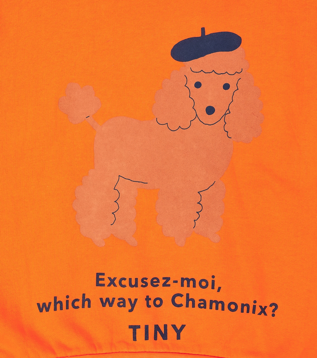 Tiny Poodle cotton jersey sweatshirt | Tinycottons