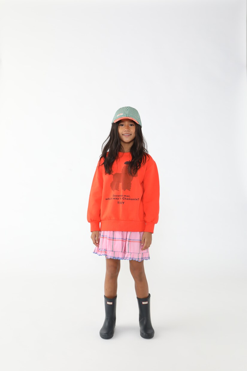 Tiny Poodle cotton jersey sweatshirt | Tinycottons