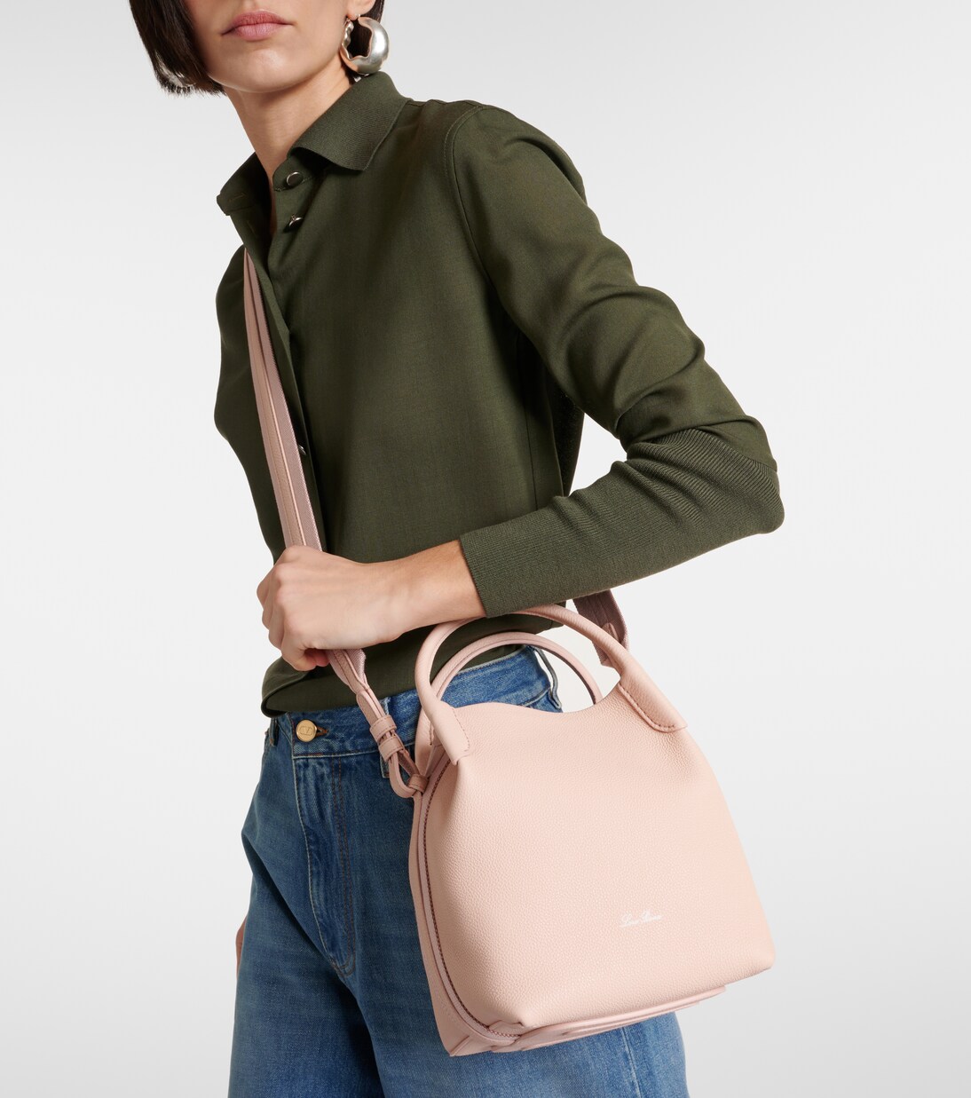 Tote Bag Bale Small aus Leder | Loro Piana