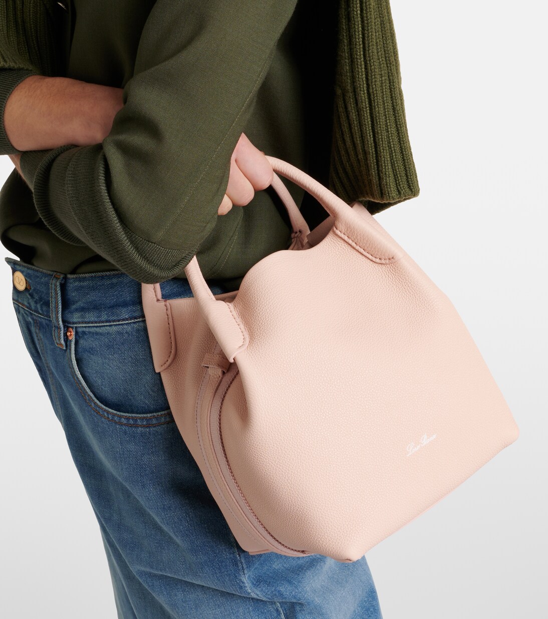 Tote Bag Bale Small aus Leder | Loro Piana