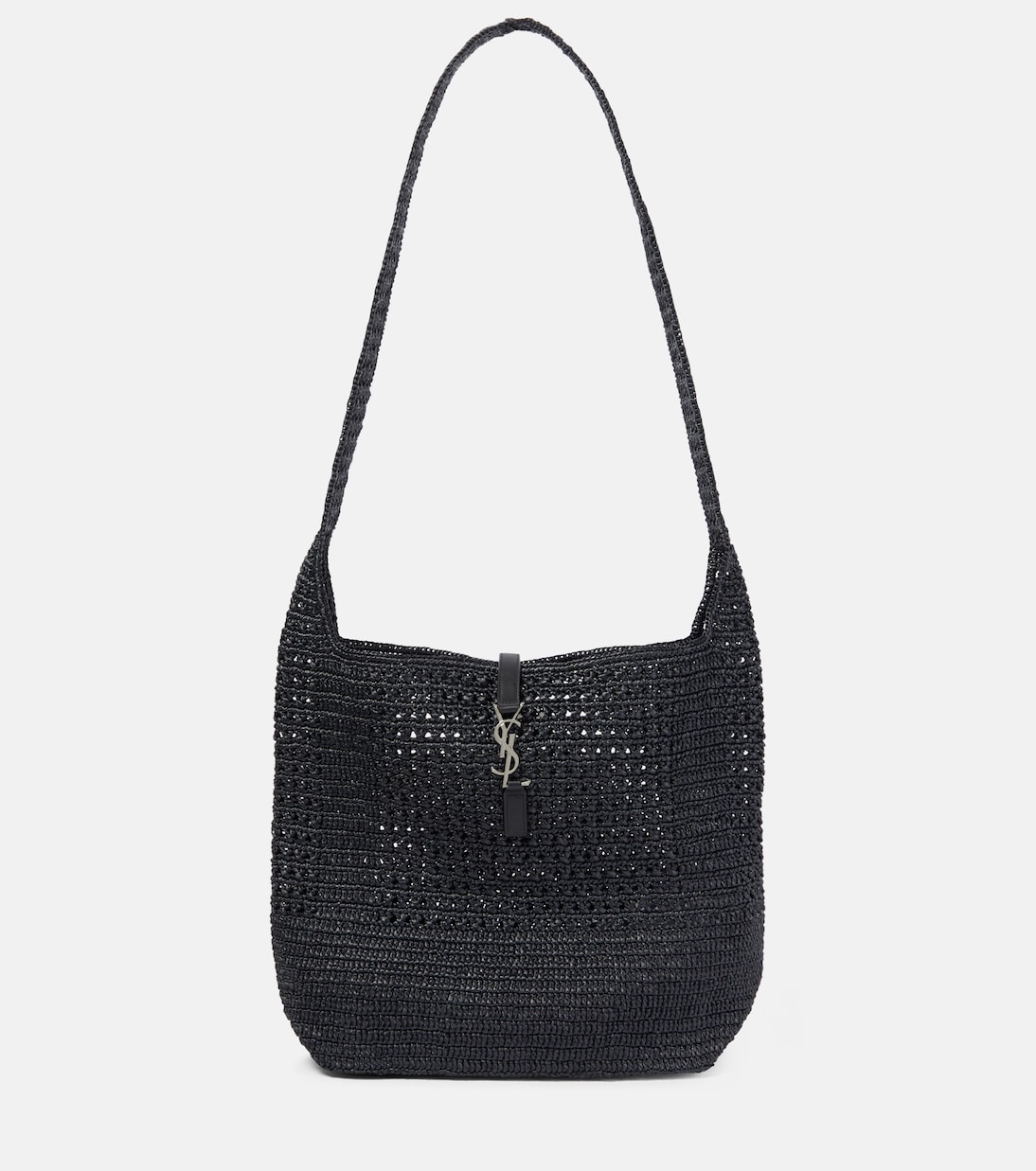 Le 5 à 7 Medium raffia shoulder bag | Saint Laurent