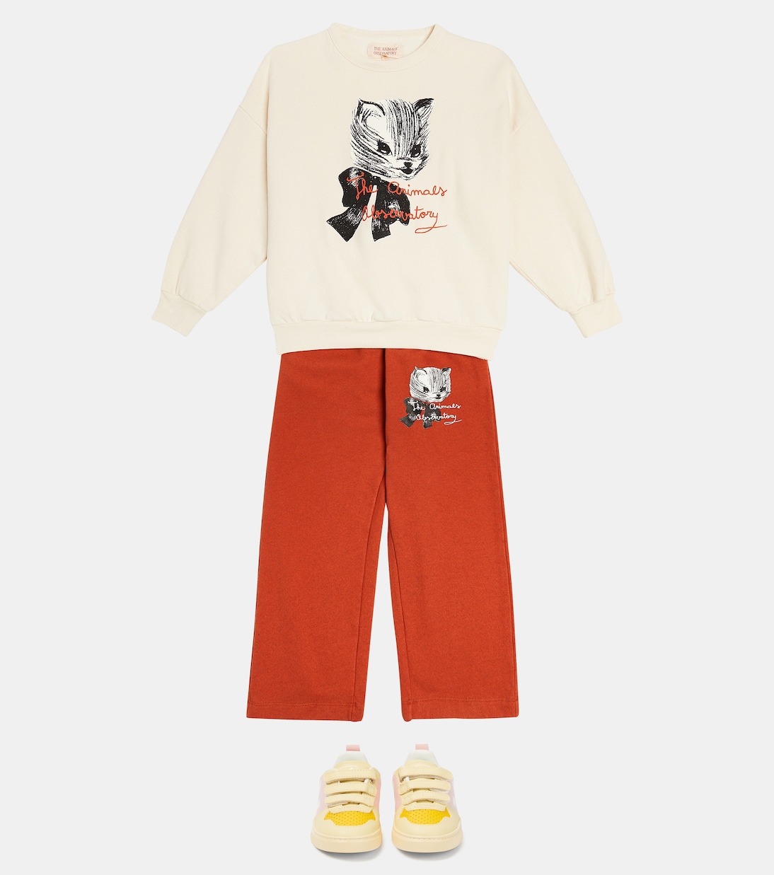 Big Bear printed cotton sweatshirt  | The Animals Observatory