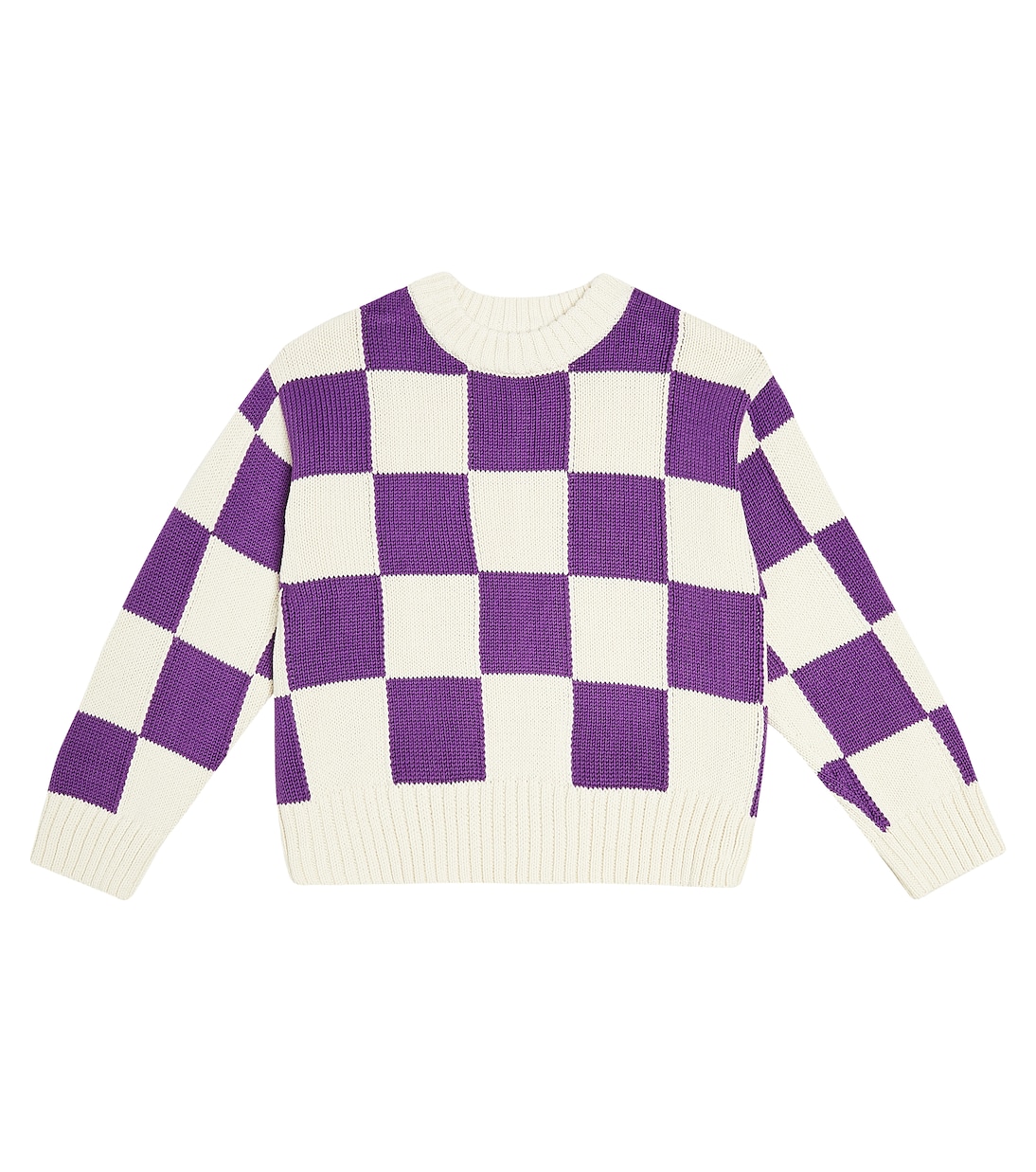 Gertina checked cotton sweater | Molo