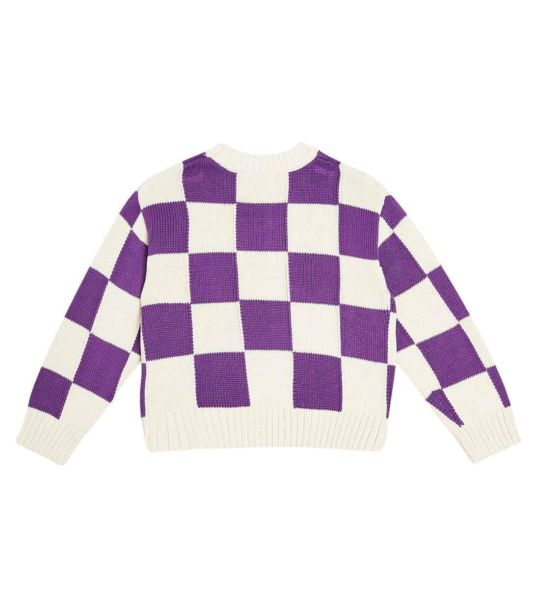 Gertina checked cotton sweater | Molo