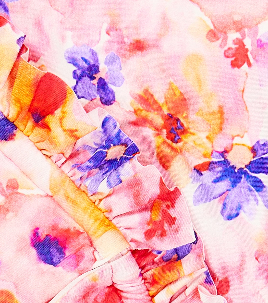 Ruffled floral bikini | Il Gufo