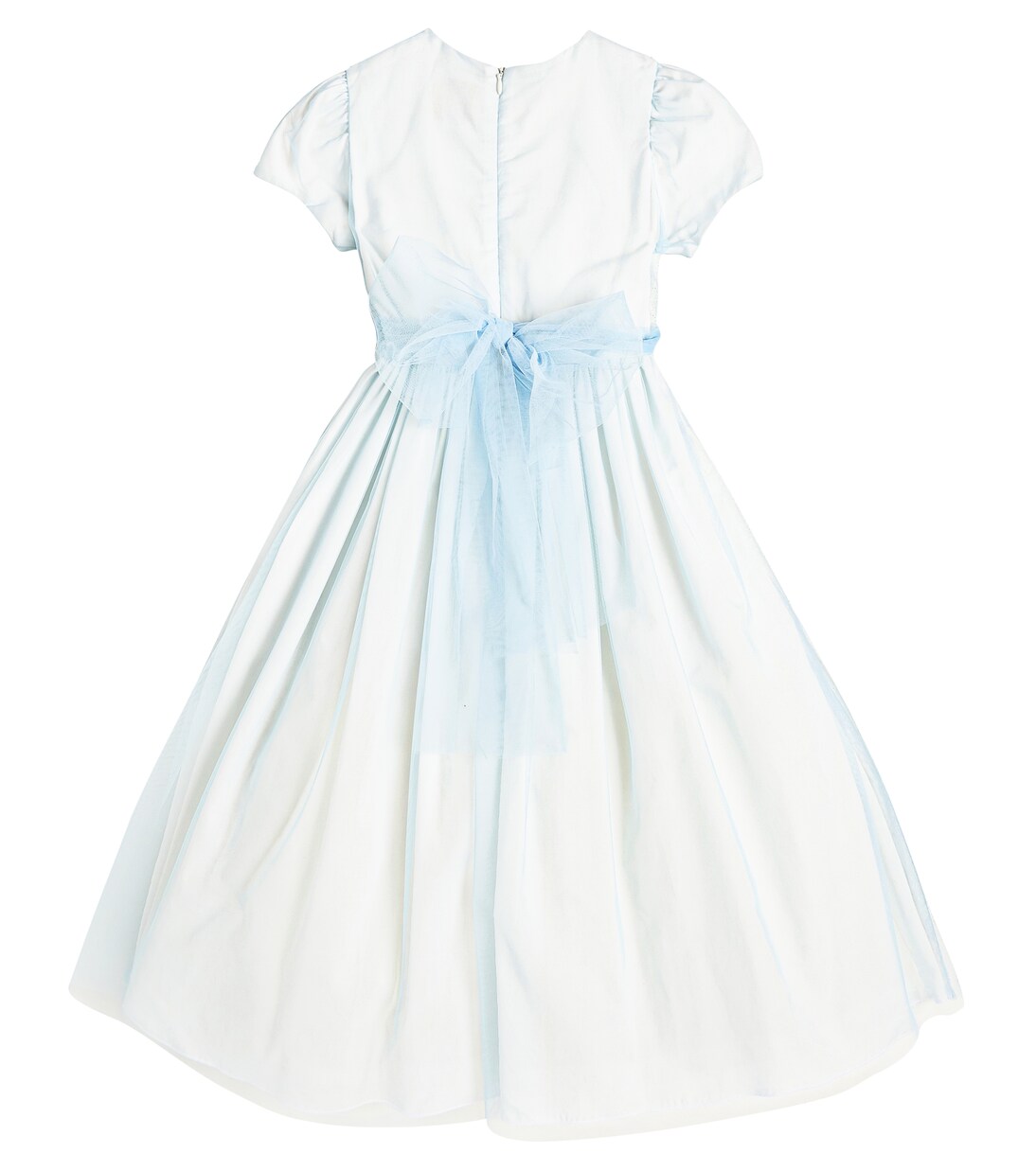 Floral-appliqué tulle dress | Il Gufo