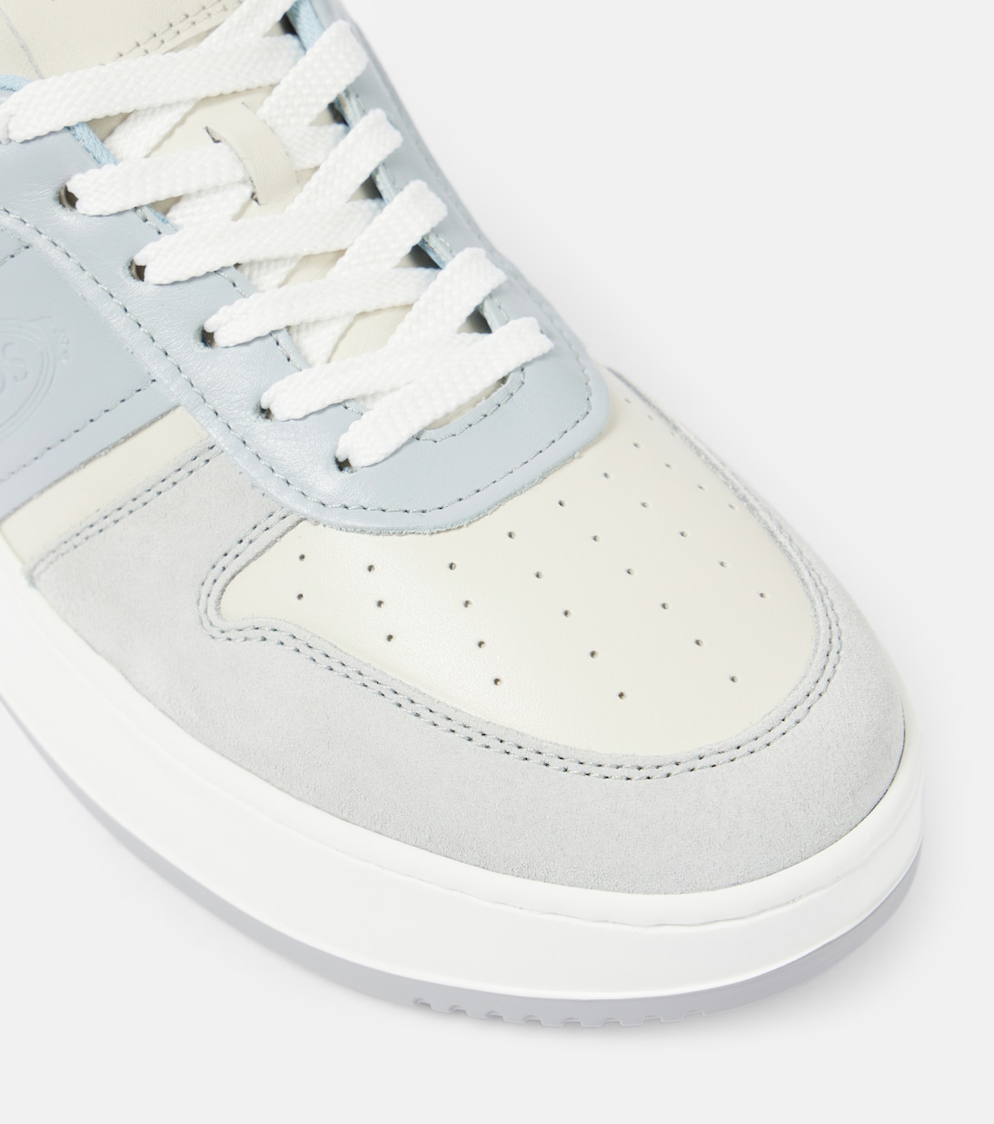 Plateau-Sneakers aus Leder und Veloursleder | Tod's