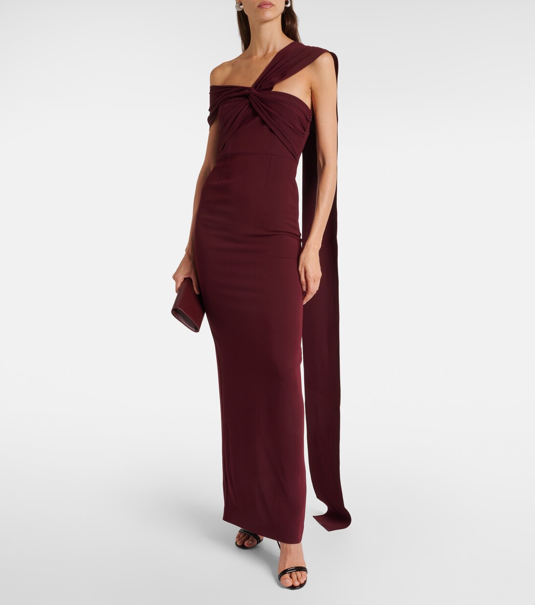 Robe longue asymétrique | Roland Mouret