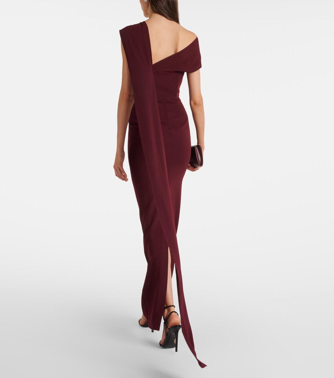Robe longue asymétrique | Roland Mouret