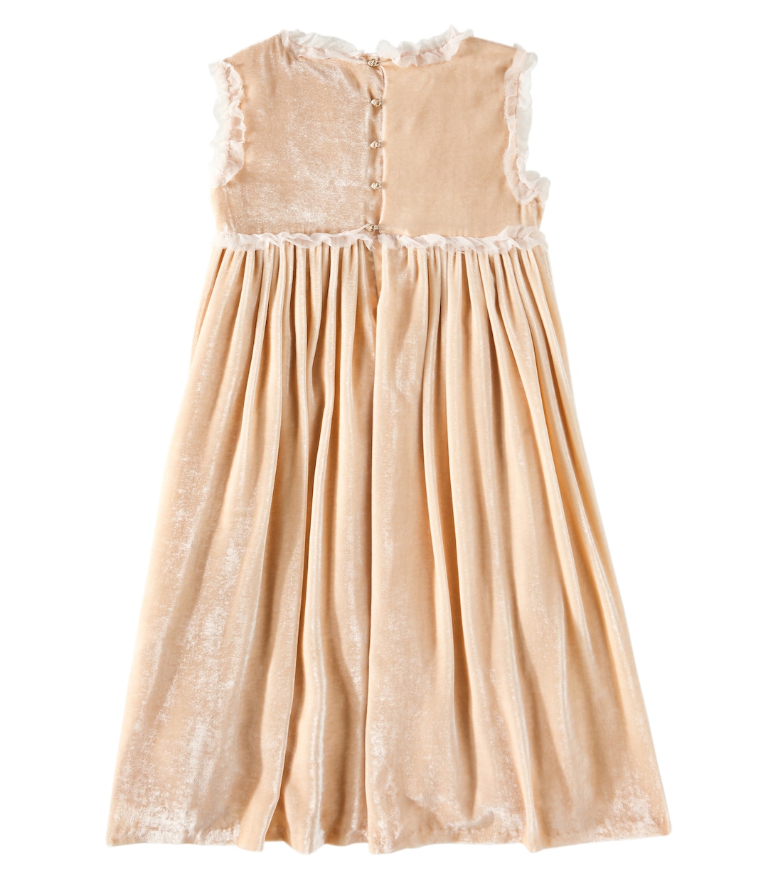 Robe Giulia brodée en velours | Bonpoint