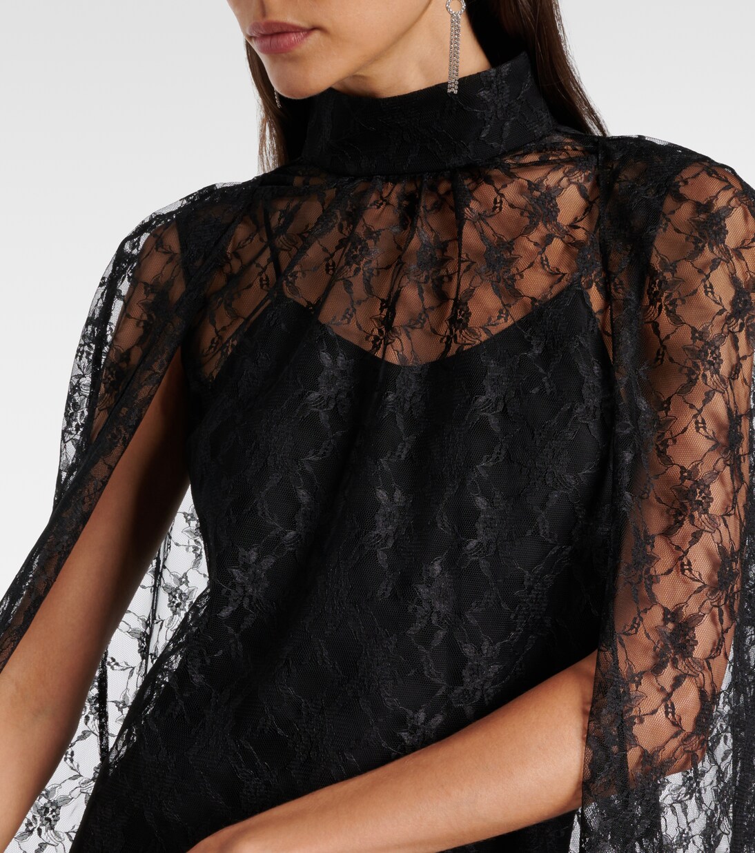 Robe en dentelle à fleurs | Rodarte