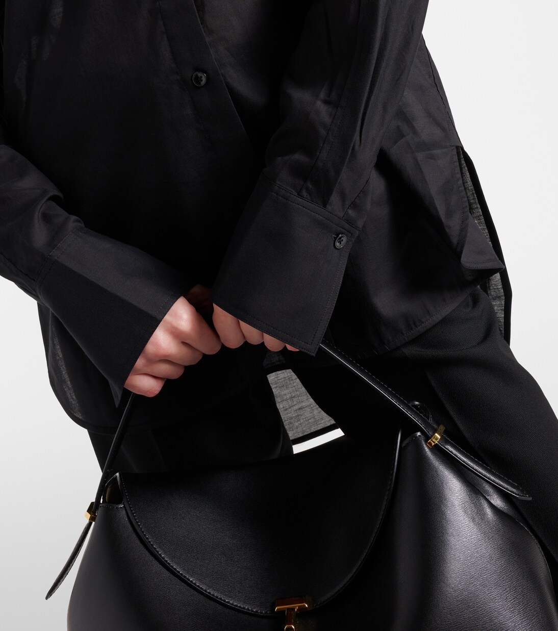 Oversize-Hemd aus einem Baumwollgemisch | Toteme