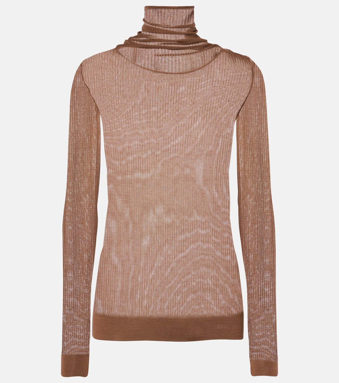 Ribbed-knit turtleneck top | Lemaire