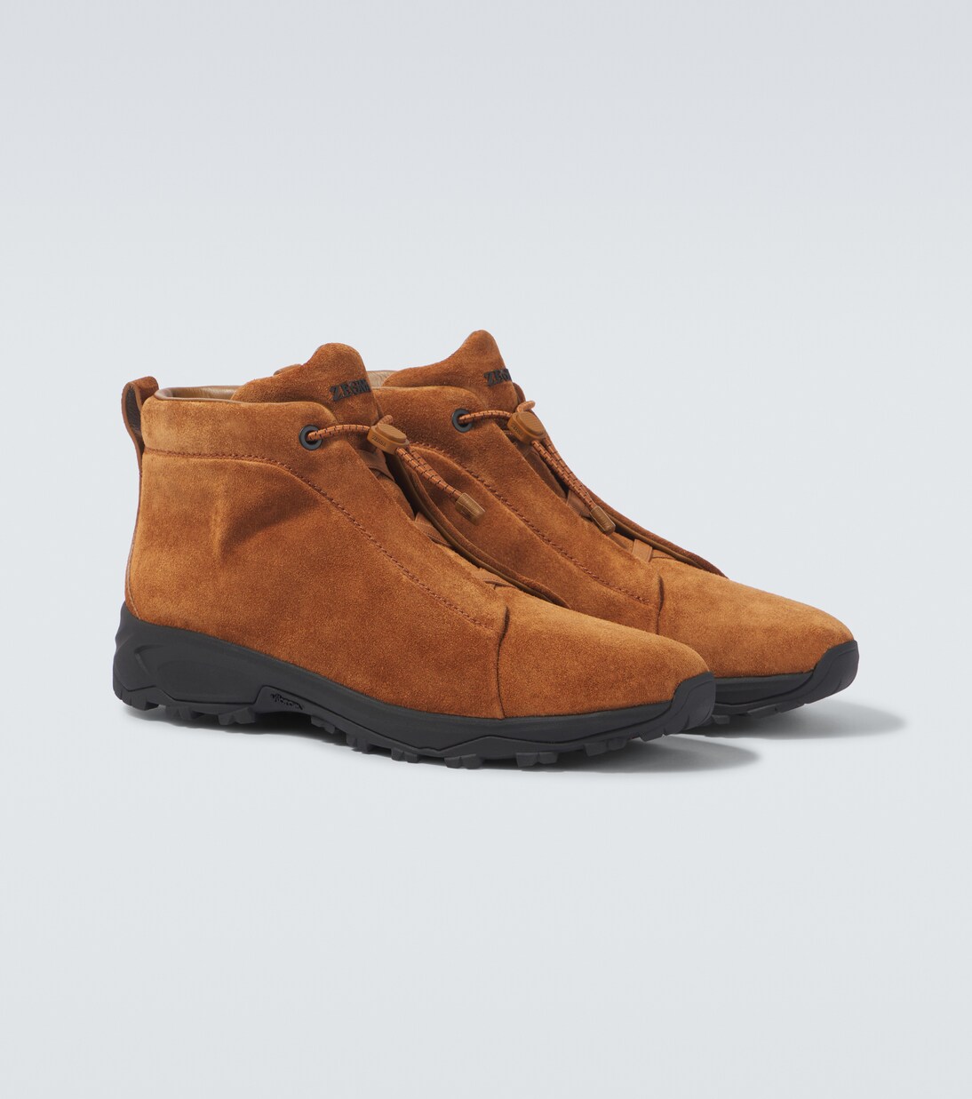 Triple Stitch Vetta suede sneakers | Zegna