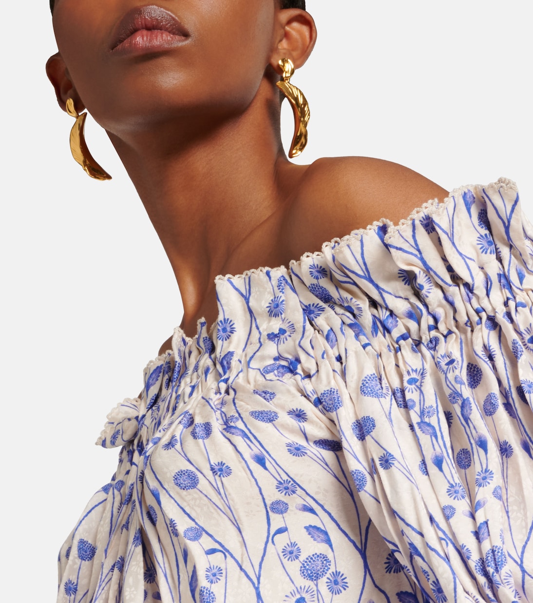 Off-Shoulder-Bluse Urucu | Agua by Agua Bendita