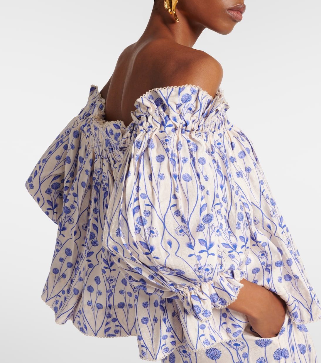 Off-Shoulder-Bluse Urucu | Agua by Agua Bendita