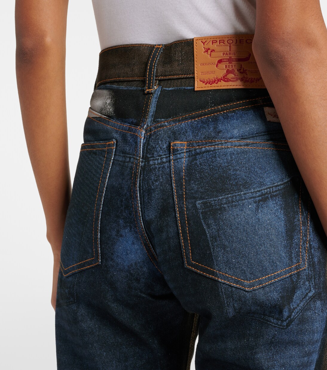 Bedruckte Straight Jeans | Y/Project