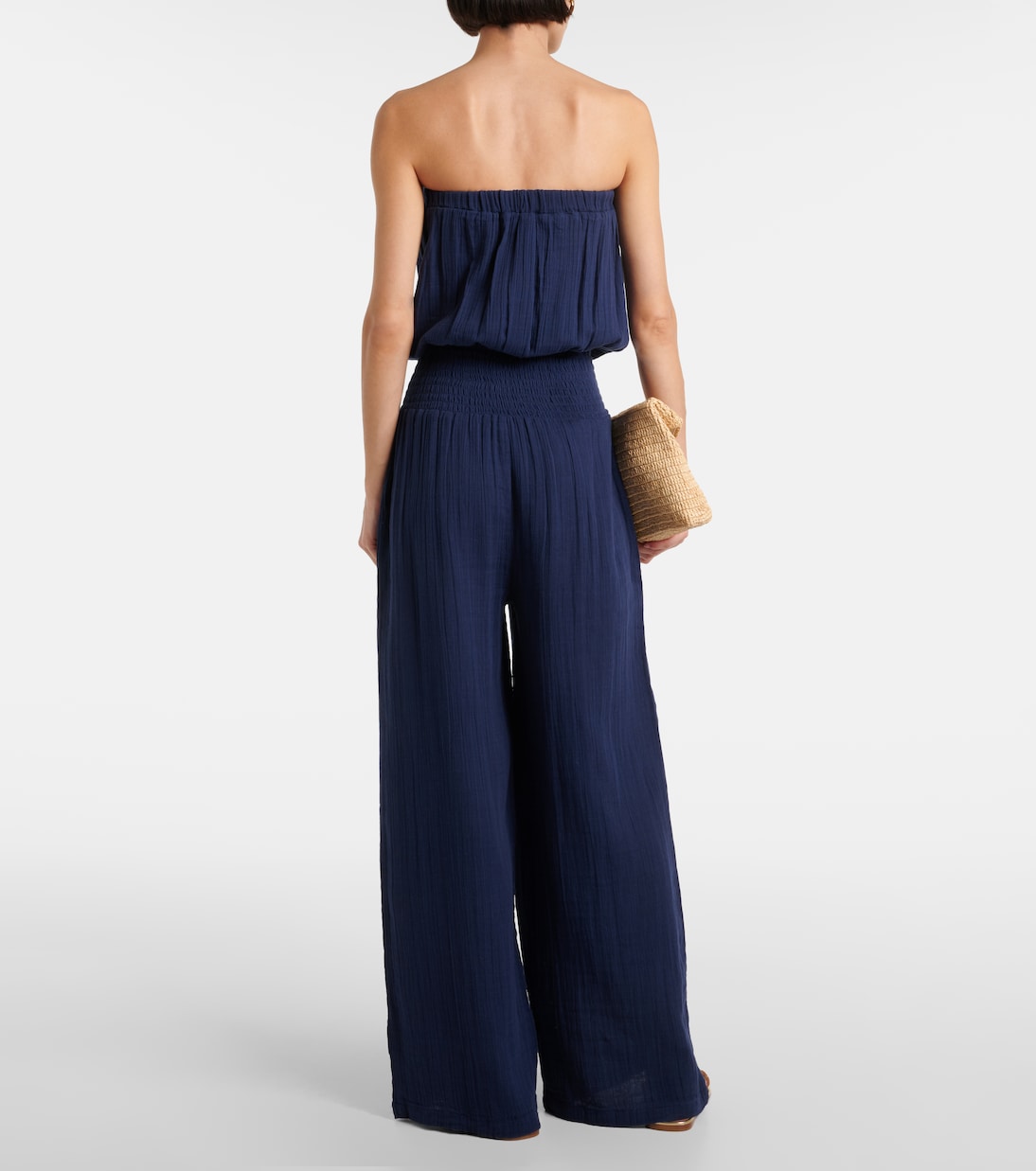 Mono de algodón sin tirantes | Melissa Odabash