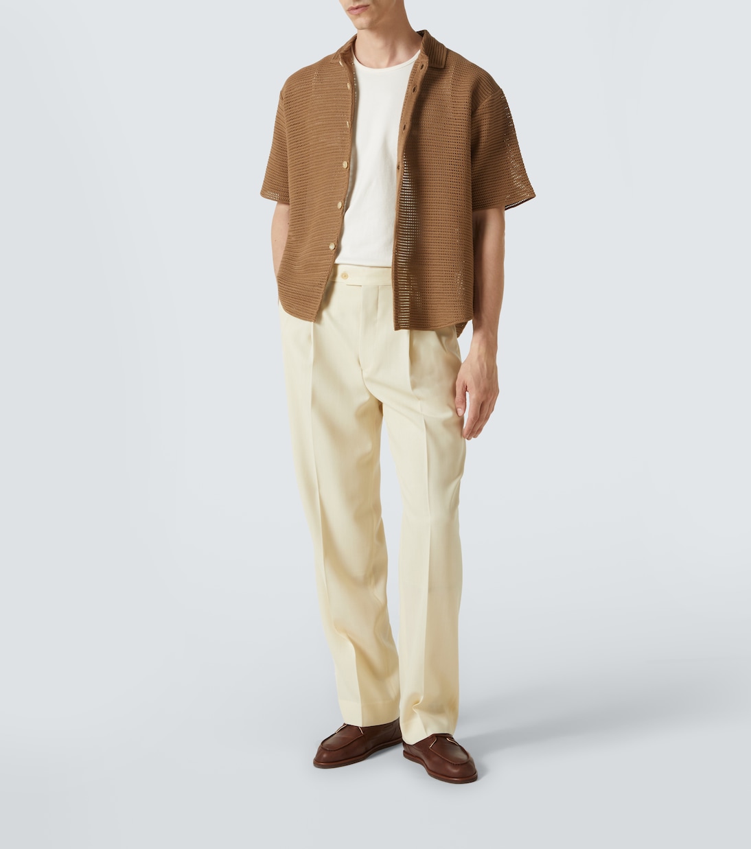 Camisa de punto en algodón | Auralee