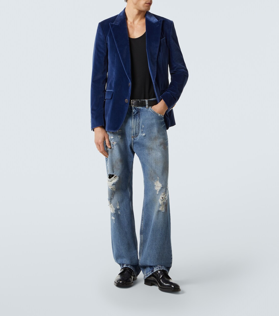Distressed wide-leg jeans | Dolce&Gabbana
