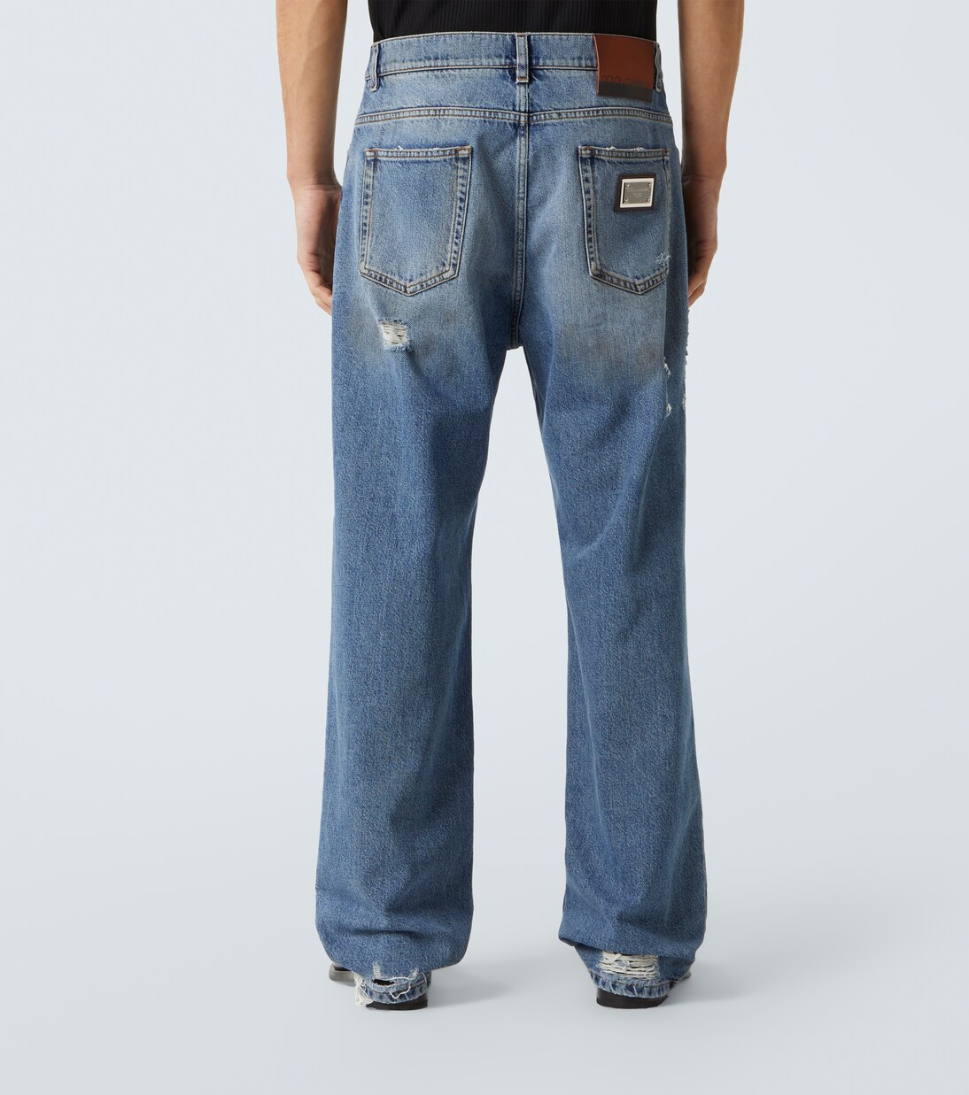 Distressed wide-leg jeans | Dolce&Gabbana