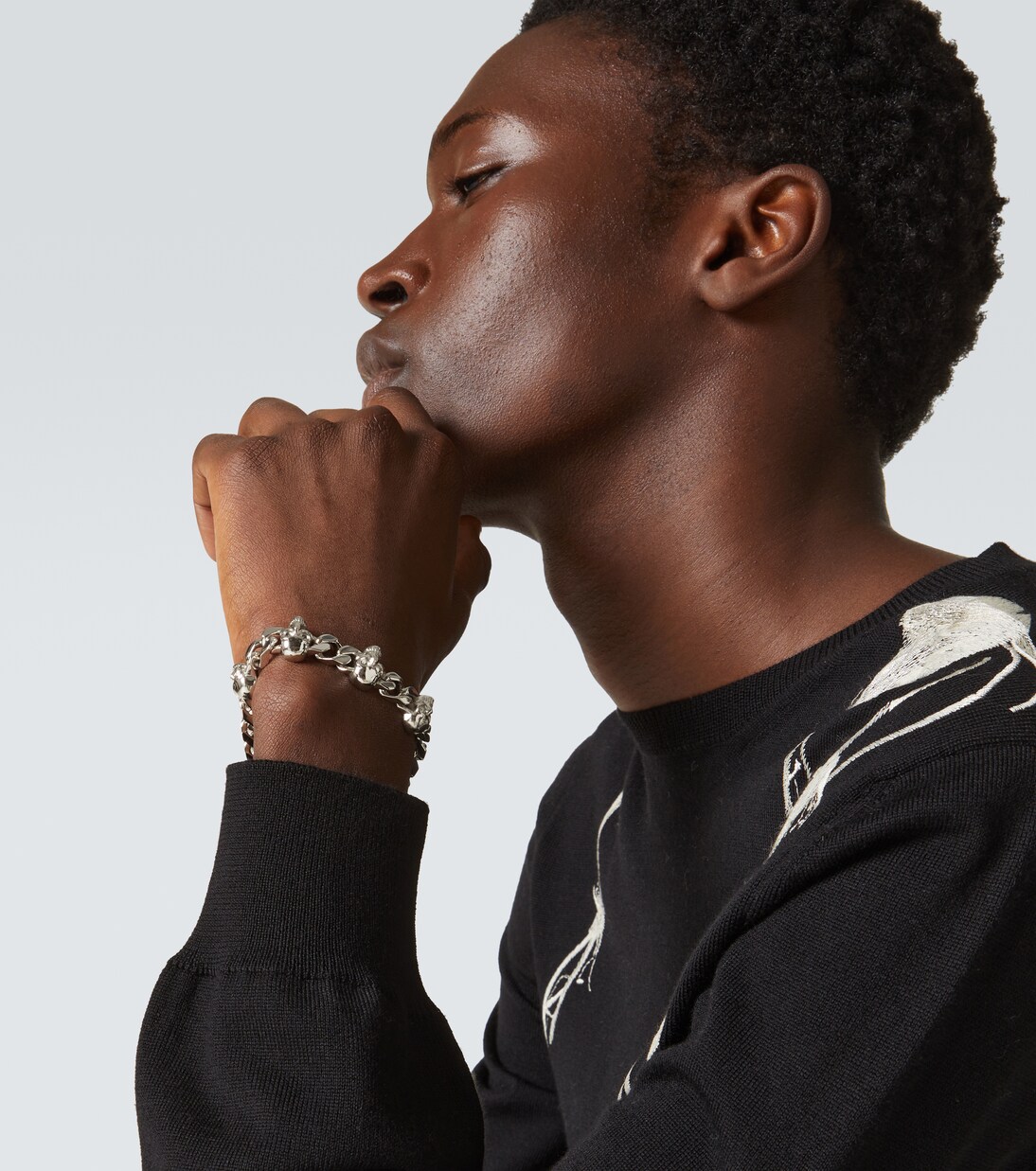 Embellished chain bracelet | McQueen