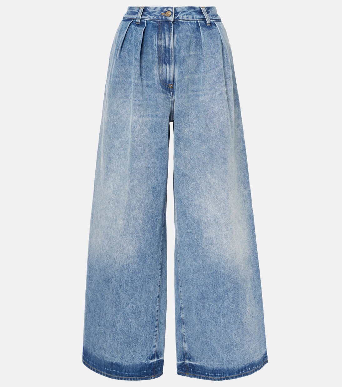 Sunny Crochet wide-leg jeans  | Alanui