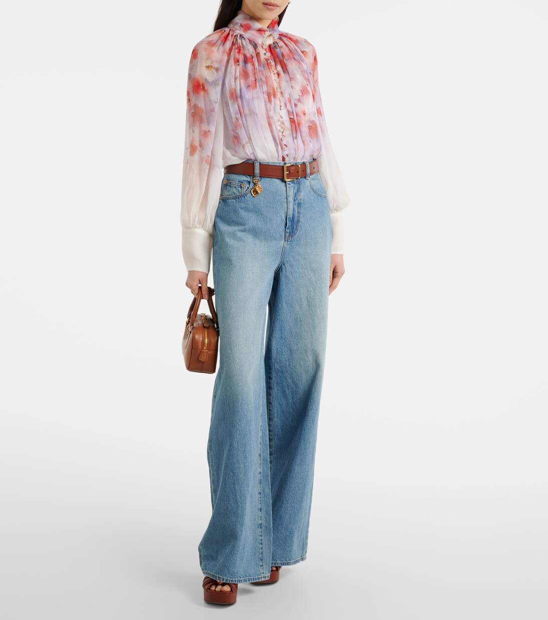 Crush wide-leg jeans | Zimmermann