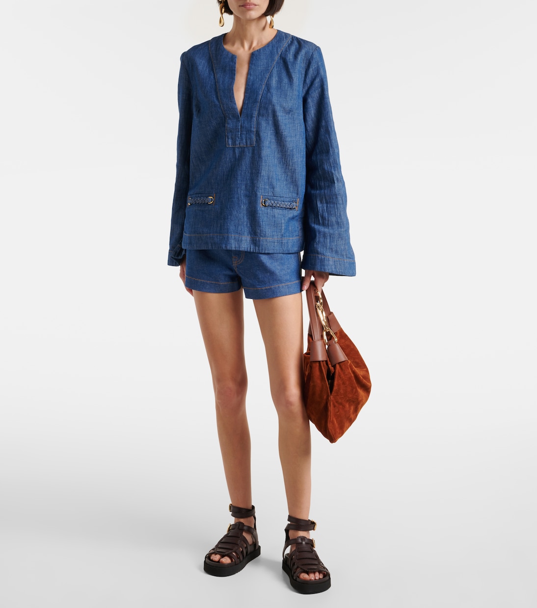 Borsa Trampoline Small in suede | Zimmermann