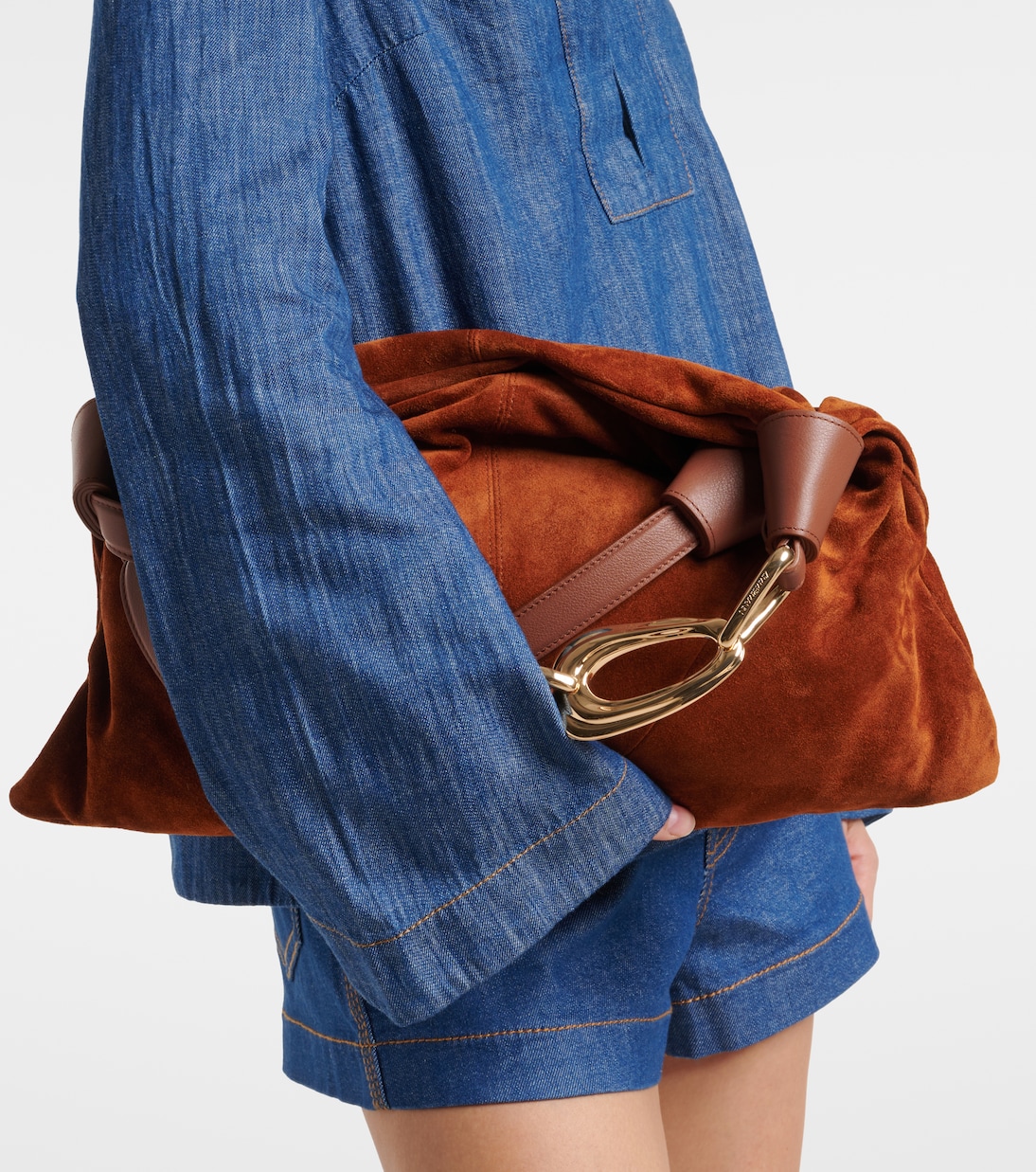 Borsa Trampoline Small in suede | Zimmermann