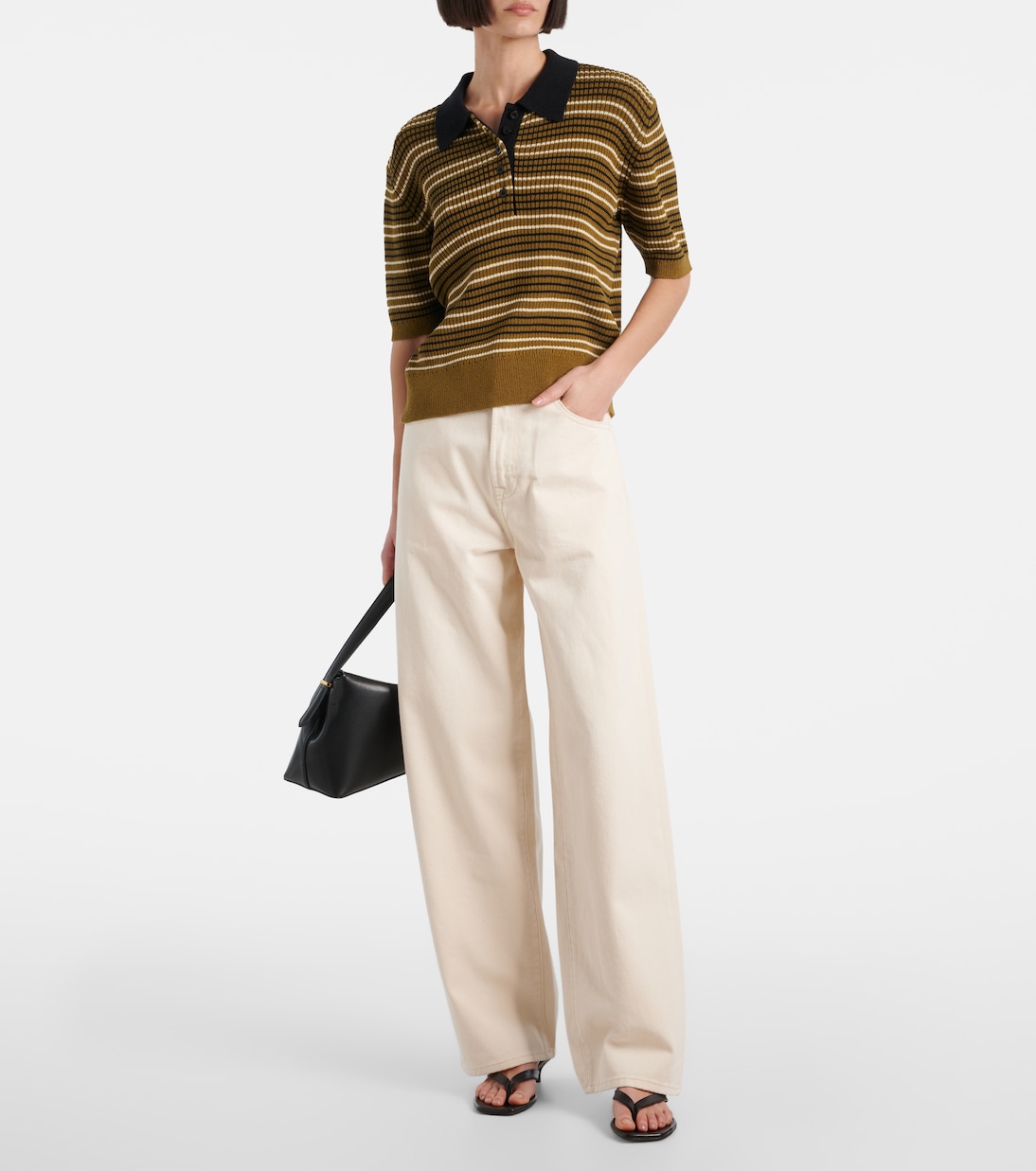 High-rise wide-leg jeans | Róhe